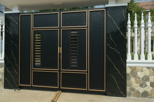 Cổng thép hoa văn CNC - KD254