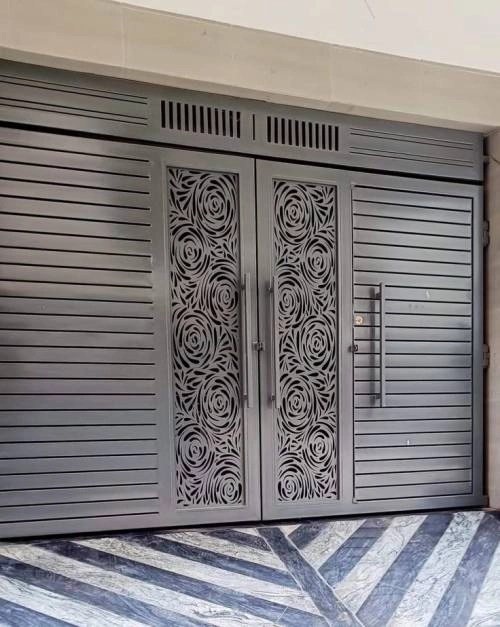 Mẫu Cổng Sắt CNC Hoa Văn Hoa Hồng – KD260 | Tinh Tế và Hiện Đại